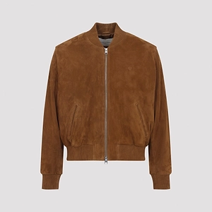 Ami Paris Suede Zipped Jacket