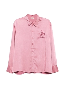 Avavav Sam Shirt Satin Washed Pink