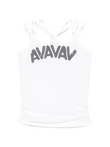 Avavav Tova Multi Strap Top Printed Av Logo