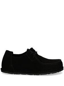 Birkenstock Utti Lace S Black, Suede Leather