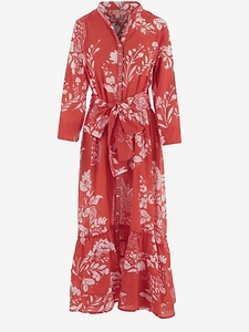 Pep's Cannes Floral Print Cotton Dress