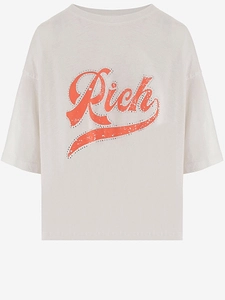 One Tee Cotton T Shirt With Logo Print