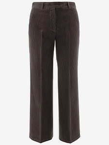 Ql2 Donna Wide Leg Corduroy Pants