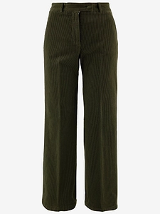 Ql2 Donna Stretch Cotton Velvet Pants