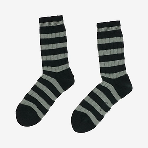 Ant45 Stretch Cotton Blend Socks With A Striped Pattern