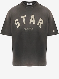 Golden Goose Cotton T Shirt With Logo