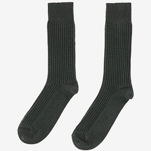 Ant45 Ribbed Cotton Socks With Logo