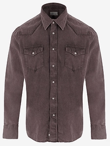 Gherardi Ribbed Cotton Shirt