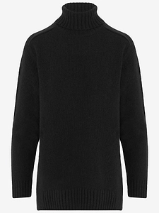 Bruno Manetti Wool And Cashmere Turtle Neck Sweater