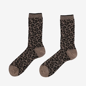 Ant45 Stretch Cotton Blend Socks With Animal Print