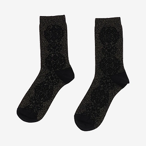 Ant45 Cotton Blend Socks With Floral Pattern