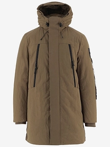 Outhere Cotton Blend Jacket With Hood