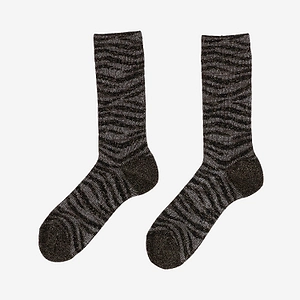 Ant45 Stretch Cotton Blend Socks With Animal Print