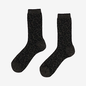 Ant45 Stretch Cotton Blend Socks With Animal Print
