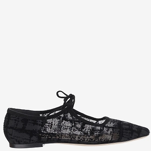 Arteana Mesh And Leather Flats