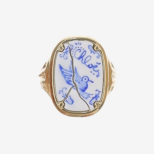 Chloè Brass Hummingbird Ring