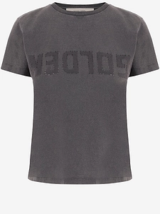 Golden Goose Cotton T Shirt With Logo
