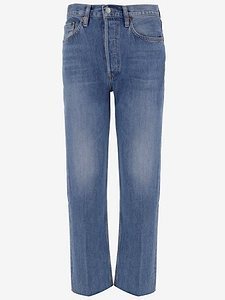 Re/Done Cotton Denim Jeans