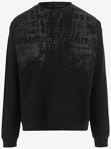 Maison Margiela Cotton Sweatshirt With Iconic Print