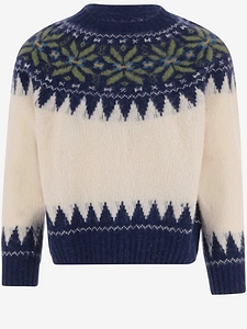 Howlin Wool Sweater With Jacquard Pattern
