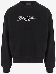 Dolce & Gabbana Cotton Sweatshirt With Logo Print
