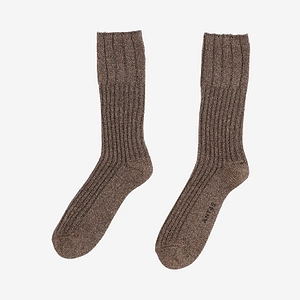 Ant45 Ribbed Stretch Cotton Blend Socks