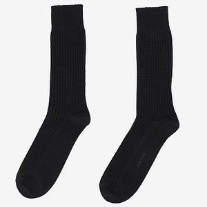 Ant45 Ribbed Cotton Socks With Logo