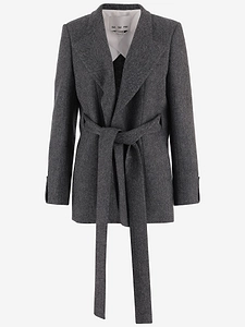Sa Su Phi Wool Jacket With Belt
