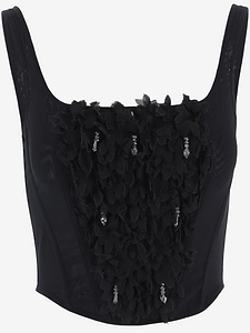 Ianira Meda Lycra Blend Top With Embellishments