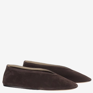 Le Monde Beryl Luna Suede Flat Shoes