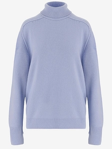 Carven Cashmere Sweater With High Neck