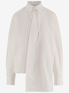 Niccolo' Pasqualetti Cotton Shirt With Asymmetrical Hem