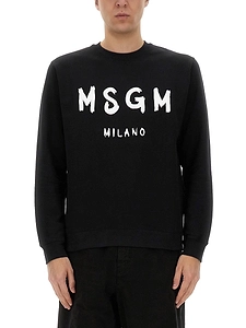Msgm Felpa In Cotone