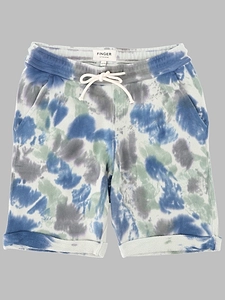 Finger In The Nose New Grounded True Blue Tie & Dye Bermuda Shorts