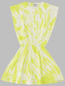 Finger In The Nose Billie Fluo Lime Tie & Dye Sleeveless Dress