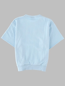 Finger In The Nose Bolt Dream Blue Macaroni Short Sleeve Sweater