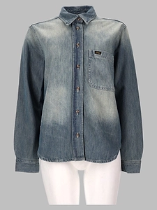 Lois Camicia In Denim Con Finitura Vintage Anne