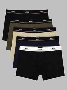 Boss 5 Pack Boxer Con Logo