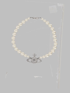 Vivienne Westwood Collana Di Perle Con Orb