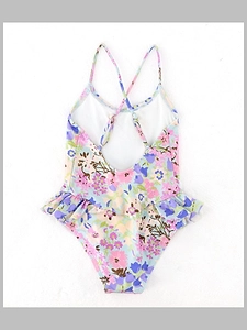 Zimmermann Costume Intero Con Volant Solstice