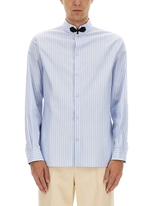Valentino Cotton Oxford Shirt With Toggle