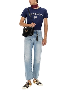 Valentino Print And Patch T Shirt Chez Valentino