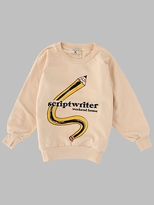 Weekend House Kids Scripwriter Sweatshirt With Pockets