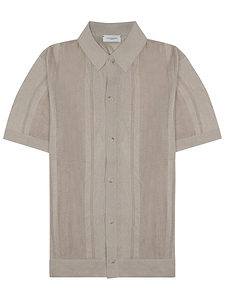 Paolo Pecora Milano Camicia In Maglia Di Seta E Cotone