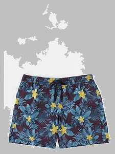 Four Fashioned Friends Printed Swimshort