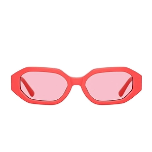 The Attico Irene Hexagon Frame Sunglasses