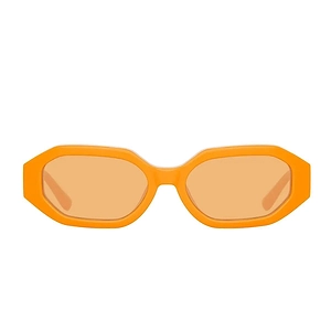 The Attico Irene Hexagon Frame Sunglasses