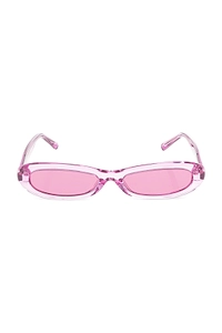 The Attico Monica Oval-Frame Sunglasses