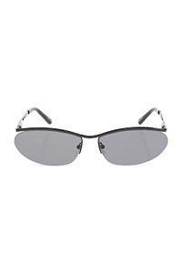 The Attico Oval Frame Sunglasses