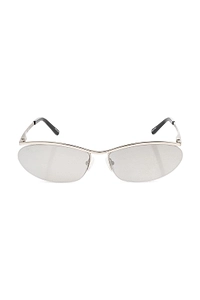 The Attico Oval Frame Sunglasses